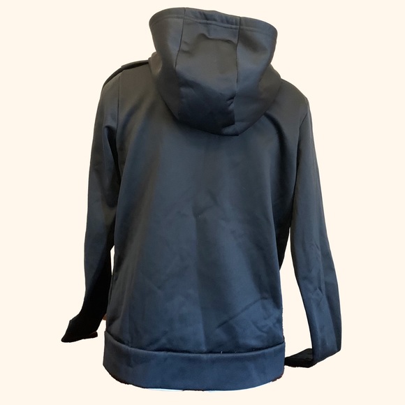 Nike Dri-Fit Slim Fit Black Zipper Hoodie- Size M - Picture 6 of 6